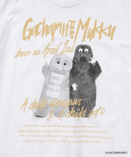 ZOZOVILLA(ゾゾヴィラ)の「GACHAPIN MUKKU Tee 3(Tシャツ/カットソー・メンズ・ホワイト・XL/L/M/S)」の2枚目の写真