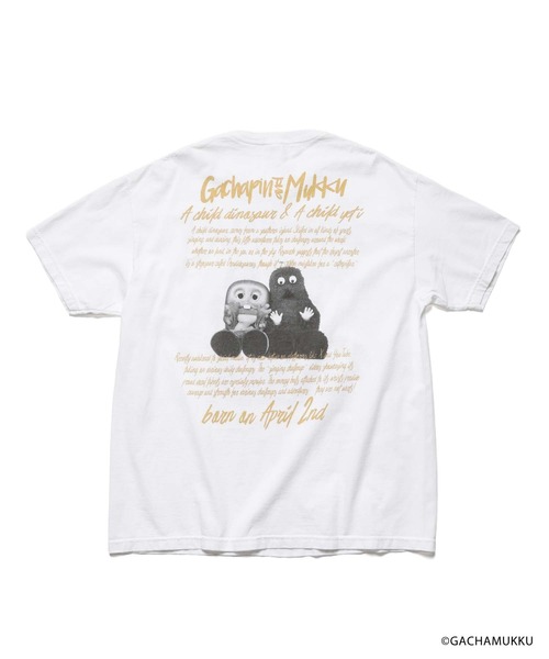 ZOZOVILLA(ゾゾヴィラ)の「GACHAPIN MUKKU Tee 3(Tシャツ/カットソー・メンズ・ホワイト・XL/L/M/S)」の5枚目の写真