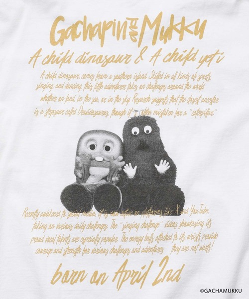 ZOZOVILLA(ゾゾヴィラ)の「GACHAPIN MUKKU Tee 3(Tシャツ/カットソー・メンズ・ホワイト・XL/L/M/S)」の6枚目の写真