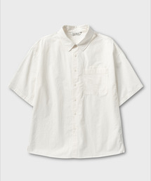 COTTON DRILL HSシャツ_WHITE