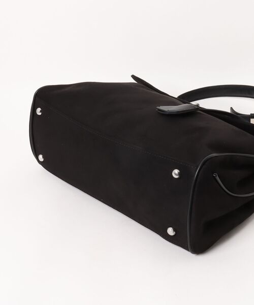 LAULEN（ローレン）の「2way suede touch twist buckle bag /2wayスウェード調ツイストバックルバッグ（ハンドバッグ・レディース・キャメル/ブラウン/ブラック・FREE）」の10枚目の写真