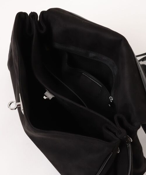 LAULEN（ローレン）の「2way suede touch twist buckle bag /2wayスウェード調ツイストバックルバッグ（ハンドバッグ・レディース・キャメル/ブラウン/ブラック・FREE）」の9枚目の写真