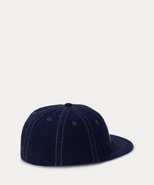 POLO RALPH LAUREN（ポロ ラルフ ローレン）の「ブラッシュド シャモア ボール キャップ（キャップ・メンズ・ネイビー系1・L/M/S）」の2枚目の写真