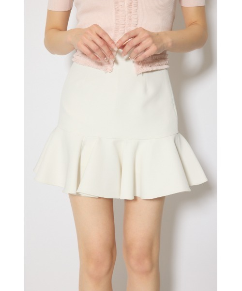 rienda(リエンダ)の「【森香澄さん着用】サーキュラーフレアジャストウエストスカート 春服 夏服(スカート・レディース・ブラック/ホワイト/ライトブルー・SMALL/X-SMALL/MEDIUM)」の8枚目の写真