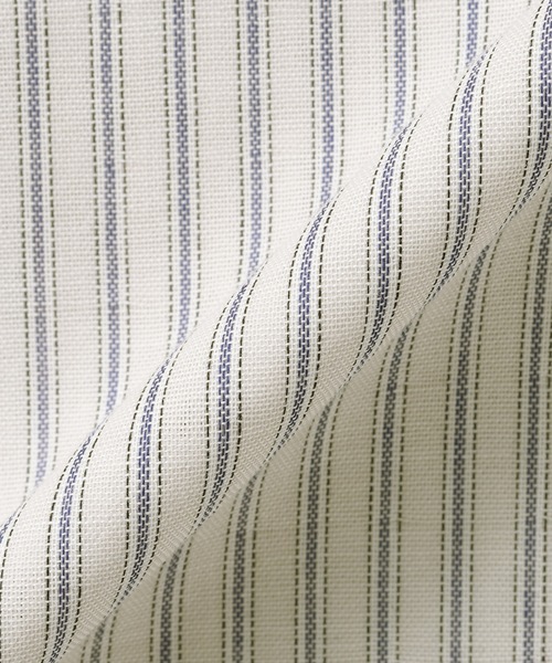 TOKYO SHIRTS（トウキョウシャツ）の「【Pitta Re:)】ふわっとガーゼシャツ レギュラーシルエット 七分袖 綿100% レディース カジュアルシャツ（シャツ/ブラウス・レディース・ベージュ・M）」の2枚目の写真