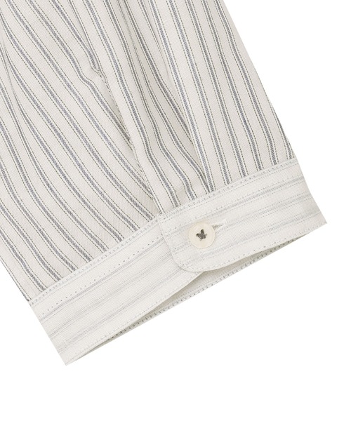 TOKYO SHIRTS（トウキョウシャツ）の「【Pitta Re:)】ふわっとガーゼシャツ レギュラーシルエット 七分袖 綿100% レディース カジュアルシャツ（シャツ/ブラウス・レディース・ベージュ・M）」の3枚目の写真