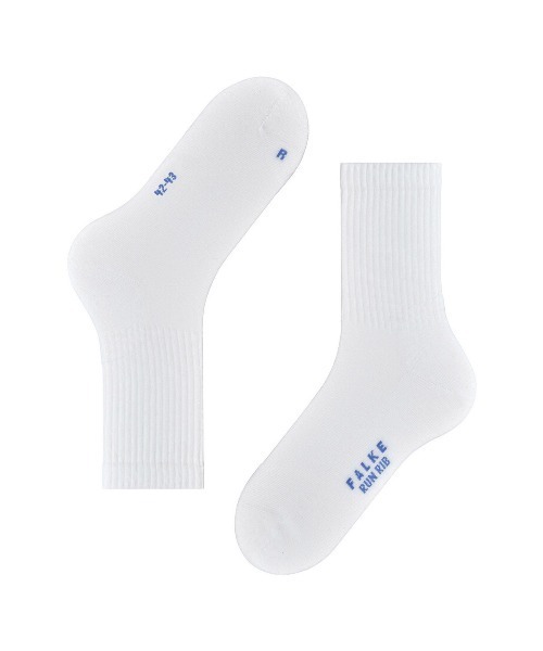 Kinetics(キネティクス)の「FALKE Run Rib Crew Unisex Socks(ファルケ ラン リブ クルー ユニセックス ソックス)(ソックス/靴下・レディース・ホワイト/ブラック・24cm/26cm)」の6枚目の写真