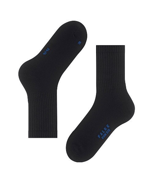 Kinetics(キネティクス)の「FALKE Run Rib Crew Unisex Socks(ファルケ ラン リブ クルー ユニセックス ソックス)(ソックス/靴下・レディース・ホワイト/ブラック・24cm/26cm)」の10枚目の写真