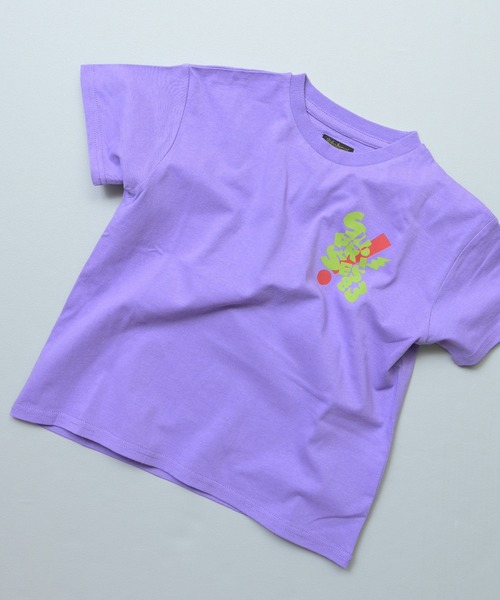 Life Support Products(ライフサポートプロダクツ)の「【プチプラ】S/SプリントTシャツ(Tシャツ/カットソー・キッズ・レッド/ライトブルー/グリーン/杢グレー/チャコール/ブラウン/イエロー/ピンク/ラベンダー/オフホワイト・110/100/95/80/90/150/140/130/120)」の19枚目の写真