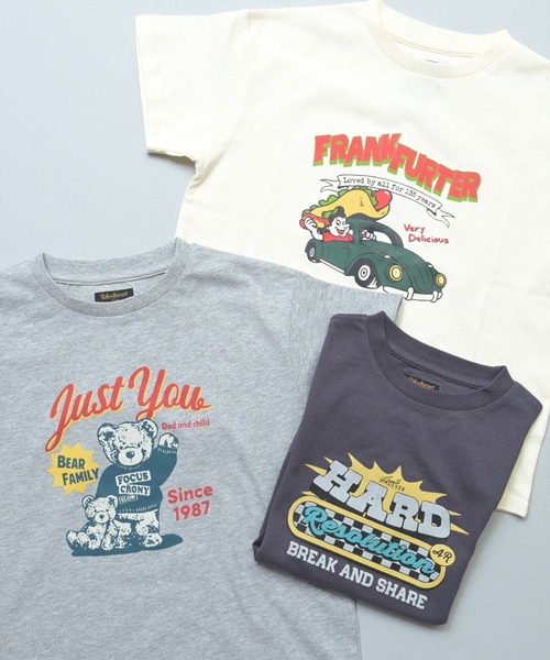Life Support Products(ライフサポートプロダクツ)の「【プチプラ】S/SプリントTシャツ(Tシャツ/カットソー・キッズ・レッド/ライトブルー/グリーン/杢グレー/チャコール/ブラウン/イエロー/ピンク/ラベンダー/オフホワイト・110/100/95/80/90/150/140/130/120)」の11枚目の写真
