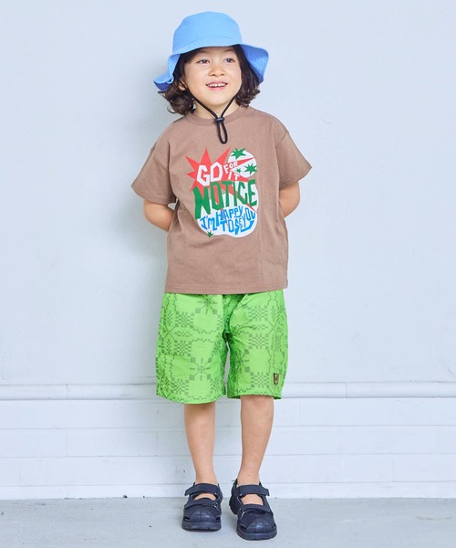 Life Support Products(ライフサポートプロダクツ)の「【プチプラ】S/SプリントTシャツ(Tシャツ/カットソー・キッズ・レッド/ライトブルー/グリーン/杢グレー/チャコール/ブラウン/イエロー/ピンク/ラベンダー/オフホワイト・110/100/95/80/90/150/140/130/120)」の18枚目の写真