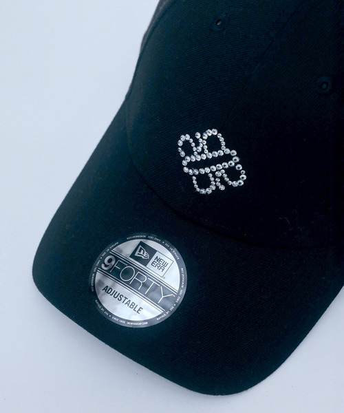 ROYAL PARTY(ロイヤルパーティー)の「【NEW ERA】9FORTYラインストーンフロントロゴキャップ(キャップ・レディース・ベージュ/ブラック・FREE)」の6枚目の写真