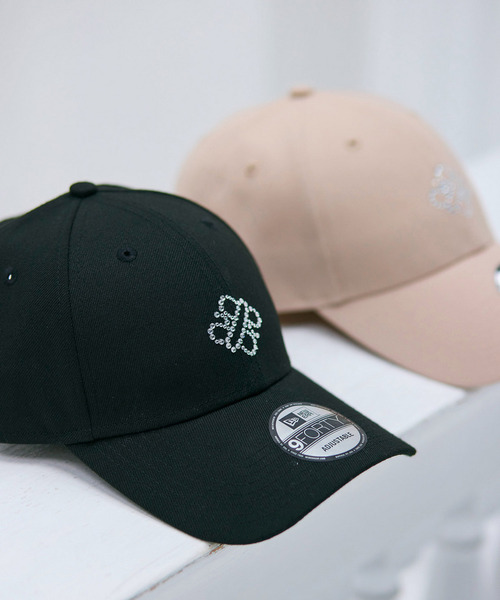 ROYAL PARTY(ロイヤルパーティー)の「【NEW ERA】9FORTYラインストーンフロントロゴキャップ(キャップ・レディース・ベージュ/ブラック・FREE)」の11枚目の写真
