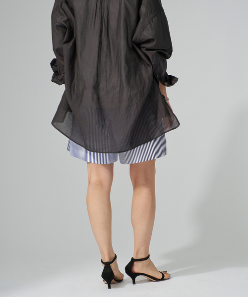 VERMEIL par iena(ヴェルメイユパーイエナ)の「Stripe ショートパンツ(その他パンツ・レディース・ブルー・38/36)」の18枚目の写真