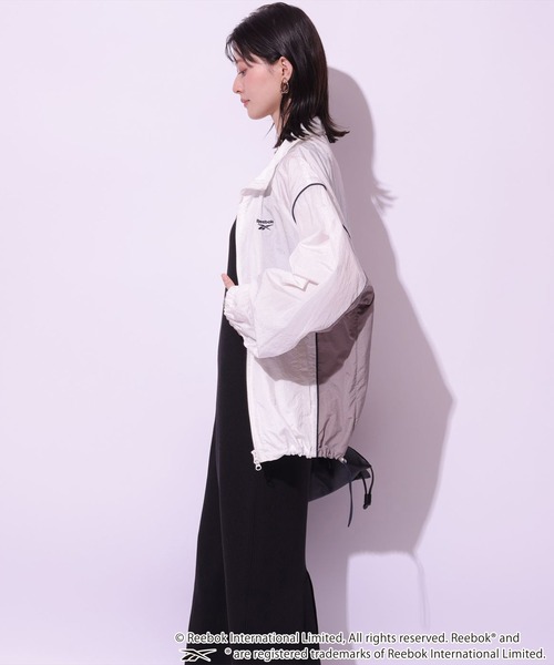 Arpegestory Reebok 別注バイカラーブルゾン ホワイト　サイズ1 Reebok〉別注バイカラーブルゾン（その他アウター）｜Arpege story