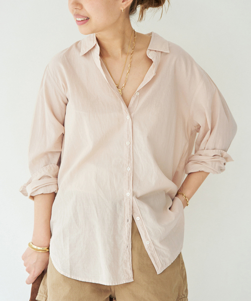 Deuxieme Classe(ドゥーズィエムクラス)の「*【XIRENA/キセレナ】 BEAU SHIRT(シャツ/ブラウス・レディース・ベージュ・FREE)」の2枚目の写真