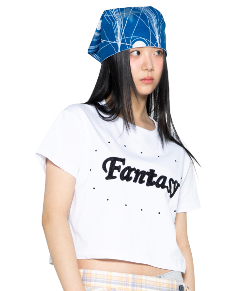 GLACK(グラック)の「GZT005 ファンタジースタッズTシャツ (ホワイト)(Tシャツ/カットソー・レディース・その他・LARGE/MEDIUM/XS/X-SMALL)」の2枚目の写真