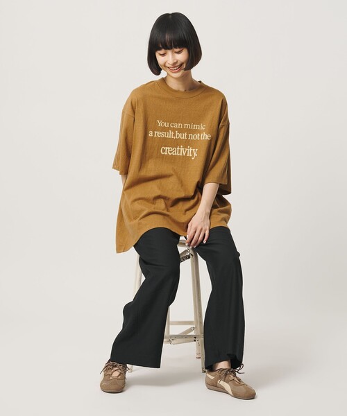 アメリカーナ ビッグTシャツ 別注】＜Americana＞プリント ビッグTシャツ（Tシャツ/カットソー