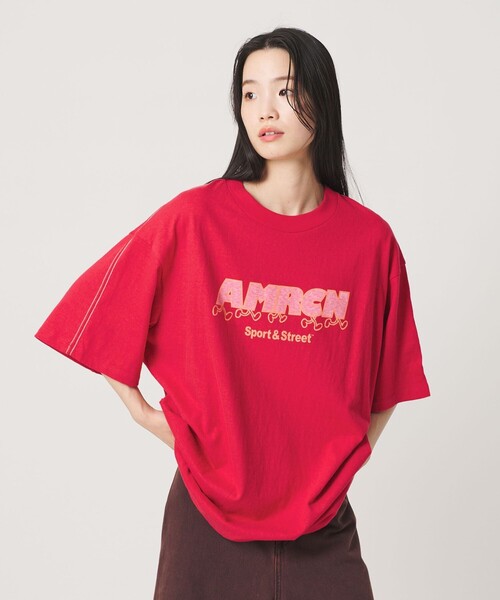 アメリカーナ ビッグTシャツ AMERICANA（アメリカーナ） tシャツ 「AMERICANA」別注-ビッグロゴT