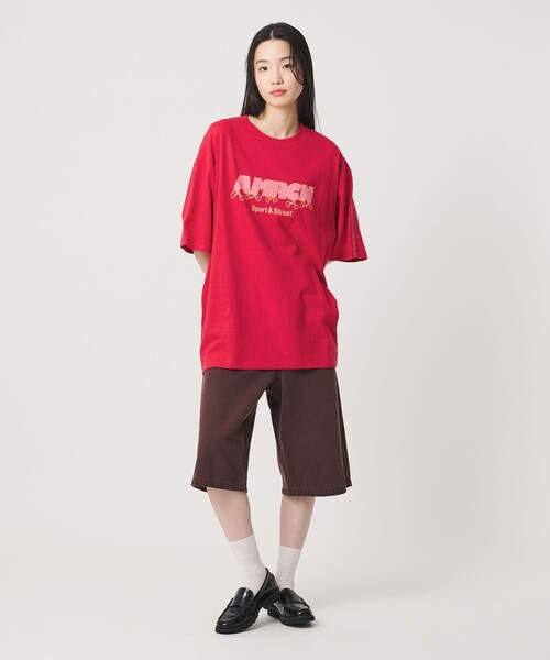 AMERICANA(アメリカーナ)の「【別注】<Americana>プリント ビッグTシャツ(Tシャツ/カットソー・レディース・ブラウン系/レッド/ロイヤルブルー・FREE)」の6枚目の写真
