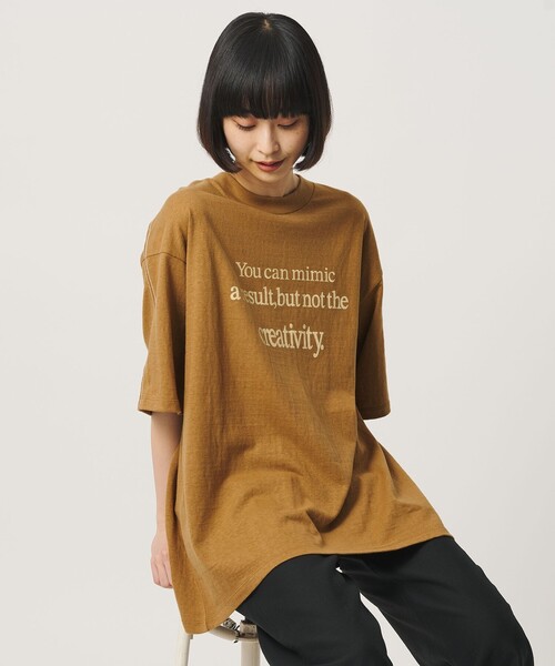 AMERICANA(アメリカーナ)の「【別注】<Americana>プリント ビッグTシャツ(Tシャツ/カットソー・レディース・ブラウン系/レッド/ロイヤルブルー・FREE)」の8枚目の写真