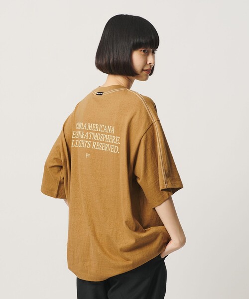 AMERICANA(アメリカーナ)の「【別注】<Americana>プリント ビッグTシャツ(Tシャツ/カットソー・レディース・ブラウン系/レッド/ロイヤルブルー・FREE)」の9枚目の写真