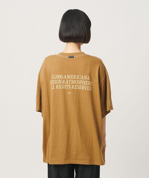 AMERICANA(アメリカーナ)の「【別注】<Americana>プリント ビッグTシャツ(Tシャツ/カットソー・レディース・ブラウン系/レッド/ロイヤルブルー・FREE)」の15枚目の写真