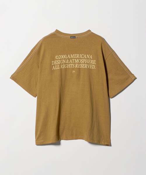 AMERICANA(アメリカーナ)の「【別注】<Americana>プリント ビッグTシャツ(Tシャツ/カットソー・レディース・ブラウン系/レッド/ロイヤルブルー・FREE)」の17枚目の写真