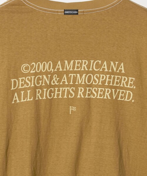 AMERICANA(アメリカーナ)の「【別注】<Americana>プリント ビッグTシャツ(Tシャツ/カットソー・レディース・ブラウン系/レッド/ロイヤルブルー・FREE)」の22枚目の写真
