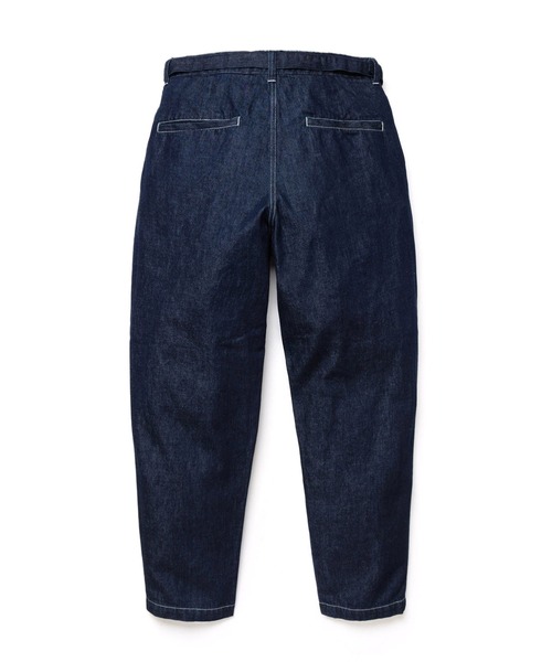 MR.OLIVE(ミスターオリーブ)の「10oz NATURAL SLUB DENIM / BELTED WIDE TAPERD PANTS /M263104(デニムパンツ・メンズ・ブラック/インディゴブルー・SMALL/LARGE/MEDIUM)」の9枚目の写真