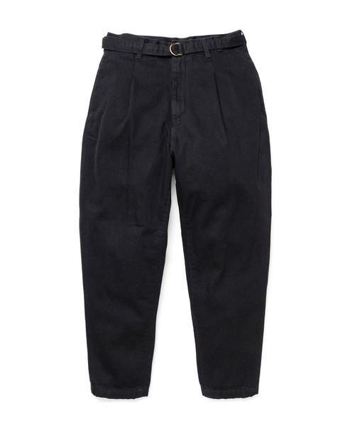 MR.OLIVE(ミスターオリーブ)の「10oz NATURAL SLUB DENIM / BELTED WIDE TAPERD PANTS /M263104(デニムパンツ・メンズ・ブラック/インディゴブルー・SMALL/LARGE/MEDIUM)」の10枚目の写真
