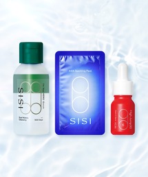 SISI（シシ）の「【SISIお出かけセット】（ヒーロークレンジングミニ+AWAパック1枚+ビタミンC美容液HJ10ml）（スキンケアキット/ギフトセット）」
