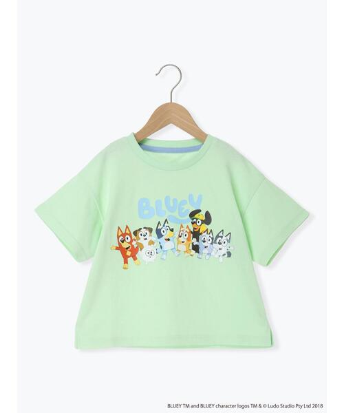 Samansa Mos2 Lagom(サマンサモスモスラーゴム)の「【ブルーイ】プリントTシャツ(Tシャツ/カットソー・キッズ・オレンジ/ミント・100/110/120/95/130)」の2枚目の写真