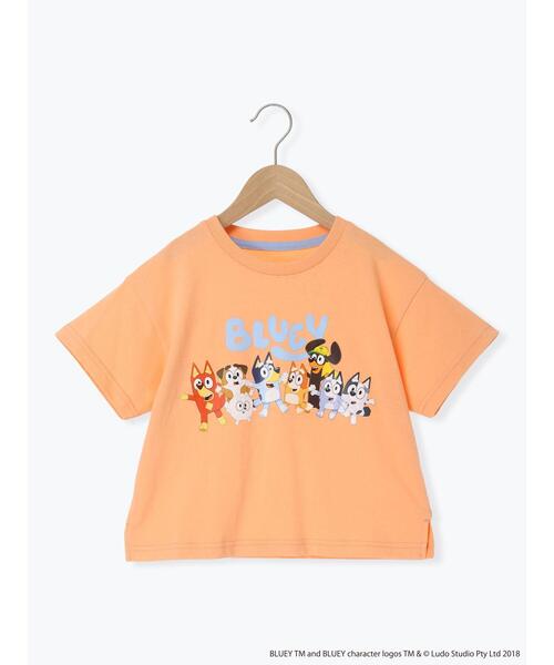 Samansa Mos2 Lagom(サマンサモスモスラーゴム)の「【ブルーイ】プリントTシャツ(Tシャツ/カットソー・キッズ・オレンジ/ミント・100/110/120/95/130)」の9枚目の写真