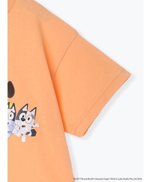 Samansa Mos2 Lagom(サマンサモスモスラーゴム)の「【ブルーイ】プリントTシャツ(Tシャツ/カットソー・キッズ・オレンジ/ミント・100/110/120/95/130)」の12枚目の写真