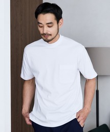 CVCリバーレイズドネックTシャツ