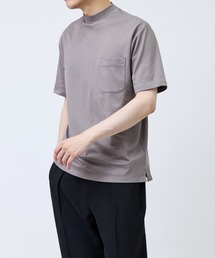CVCリバーレイズドネックTシャツ