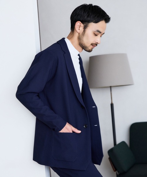 JUN STANDARD PICKS(ジュンスタンダードピックス)の「CVCリバーレイズドネックTシャツ(Tシャツ/カットソー・メンズ・ブラック/ホワイト系その他/ベージュ系その他・S/M/LL/L)」の9枚目の写真
