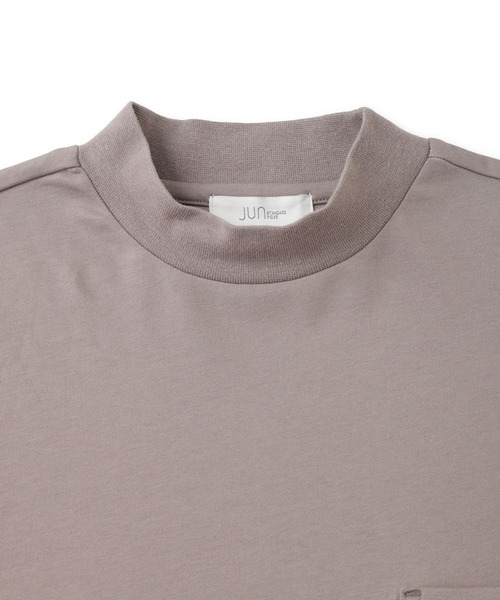 JUN STANDARD PICKS(ジュンスタンダードピックス)の「CVCリバーレイズドネックTシャツ(Tシャツ/カットソー・メンズ・ブラック/ホワイト系その他/ベージュ系その他・S/M/LL/L)」の20枚目の写真