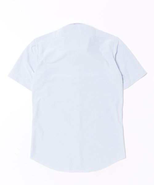 TAKA-Q（タカキュー）の「ワイシャツ メンズ ストレッチ 吸水速乾 ノンアイロン ボタンダウン 半袖 ビジネス ドレス NEWスタンダードフィット（ビジネスシャツ・メンズ・サックスブルー・X-LARGE/3L/S/MEDIUM/LARGE）」の3枚目の写真