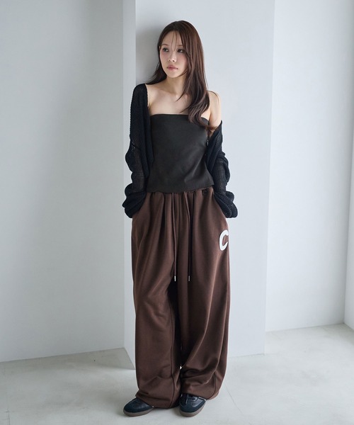 CHAN ME(チャンミ)の「カップ付きベアトップ(チューブトップ・レディース・ホワイト/ブラック・MEDIUM/LARGE)」の13枚目の写真