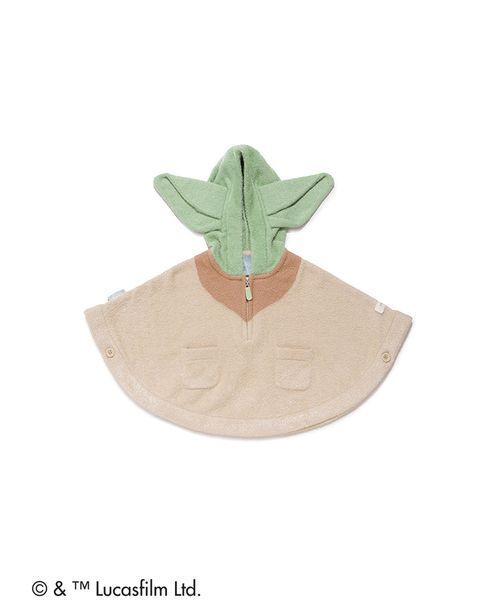 gelato pique(ジェラートピケ)の「【STAR WARS】【ベビー】ポンチョ(その他ベビーウェア・キッズ・グリーン/ダークグレー・F)」の4枚目の写真