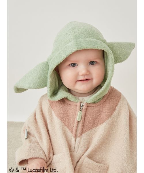 gelato pique(ジェラートピケ)の「【STAR WARS】【ベビー】ポンチョ(その他ベビーウェア・キッズ・グリーン/ダークグレー・F)」の14枚目の写真