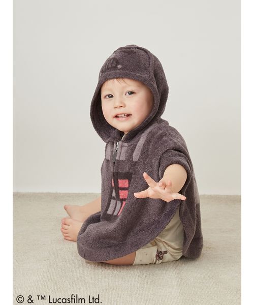 gelato pique(ジェラートピケ)の「【STAR WARS】【ベビー】ポンチョ(その他ベビーウェア・キッズ・グリーン/ダークグレー・F)」の20枚目の写真