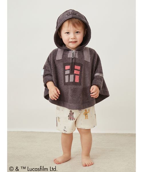 gelato pique(ジェラートピケ)の「【STAR WARS】【ベビー】ポンチョ(その他ベビーウェア・キッズ・グリーン/ダークグレー・F)」の22枚目の写真