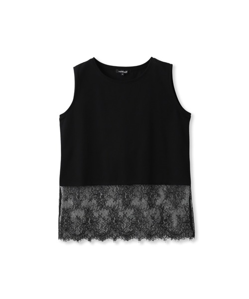 LAUTREAMONT(ロートレアモン)の「レースドッキングインナー(Tシャツ/カットソー・レディース・ホワイト/ブラック・9号)」の11枚目の写真