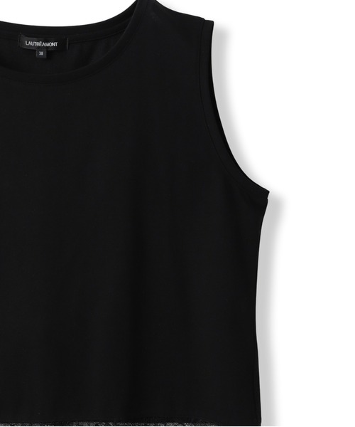 LAUTREAMONT(ロートレアモン)の「レースドッキングインナー(Tシャツ/カットソー・レディース・ホワイト/ブラック・9号)」の14枚目の写真