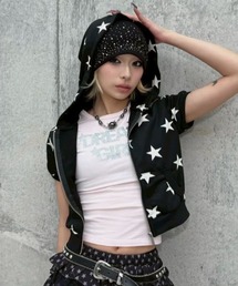 Nerd out XU】neko!! zip hoodie / 【ナードアウトエックスユー