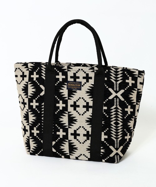 PENDLETON(ペンドルトン)の「PENDLETON ペンドルトン SPIDER ROCK GOBELINS LARGE TOTE BAG スパイダーロック ゴブラン ラージ トートバッグ(トートバッグ・レディース・ブラック/ブルー・FREE)」の3枚目の写真