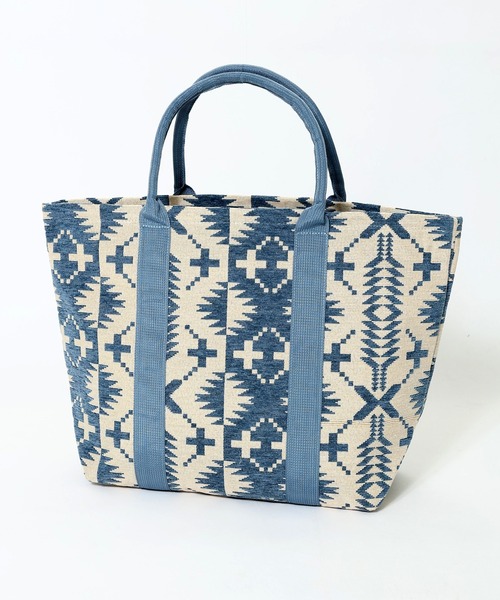 PENDLETON(ペンドルトン)の「PENDLETON ペンドルトン SPIDER ROCK GOBELINS LARGE TOTE BAG スパイダーロック ゴブラン ラージ トートバッグ(トートバッグ・レディース・ブラック/ブルー・FREE)」の6枚目の写真